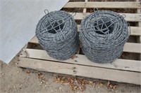 2- Spools of Barbed Wire