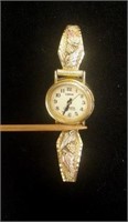Ladies Black Hills Gold Wrist Watch
