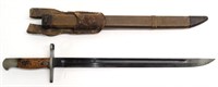 Japanese Type 30 Bayonet w/ Wood Scabbard & Frog