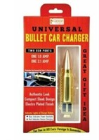 2 - Universal Bullet Car Charger 2 USB Ports