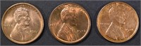 1914, 17, 23 LINCOLN CENTS BU