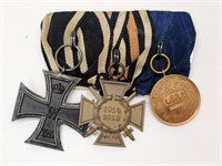 WWI German Medal Bar Group