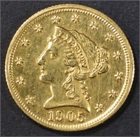 1905 GOLD $2.5 LIBERTY BU