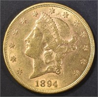 1894 GOLD $20 LIBERTY  XF