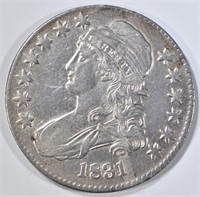 1831 BUST HALF DOLLAR  AU