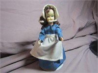 Plastic Doll Blue Dress White Petticoat