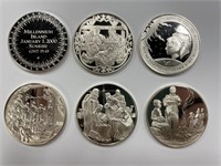 6 Sterling Coins