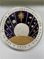 Franklin Mint Sterling Calendar Coin 1999