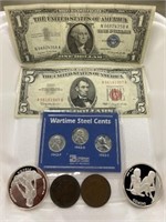 Misc. U.S.Coins and Currency, etc.