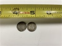 1831 and 1837 1/2 Dimes