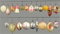GROUPING OF EARLY GLASS ORNAMENTS