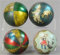 FOUR PENNY TOY CHRISTMAS CANDY CONTAINERS