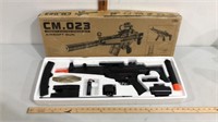 Brand new CM. 023 electric air soft gun.  Full