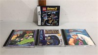 Nintendo DS Batman game and 3 computer games,