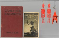 GAMES FOR HALLOWEEN BOOK & ASSORTED NOVELTIES
