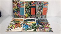 Vintage marvel universe and Who’s who comic book