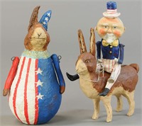 CONTEMPORARY EASTER AND FOURTH OF JULY FIGURES