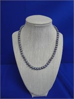 SEA MAID GREY PEARL STERLING CLASP NECKLACE