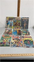 Vintage comic book lot.  All are bagged and