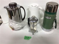 Vacuum Jug, Thermos, Coffee Maker & Server