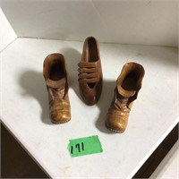Carved Wood Shoes