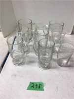 crystal beverage glasses