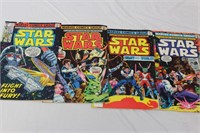 FOUR Vintage Marvel Comics Star Wars Comic Books