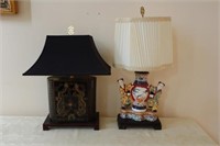 (2) ASIAN TABLE LAMPS: