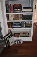 BOOKS & PICTURE FRAME: