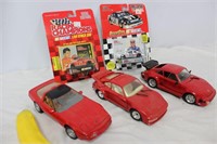Sports/Model Stock Cars Collection of 4