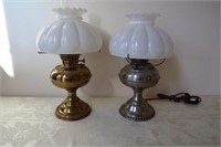 (2) rayo lamps: