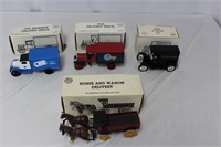 Collection of ERTL 1/25 Scale Die Cast Trucks.