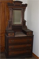 Antique Chest of Drawers w/ Mirror