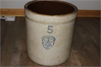 5 Gal UHL Pottery Crock