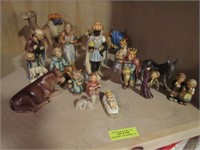 Vintage Hummel Nativity Figures