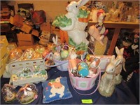 Group of Assorted Easter Items