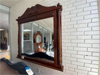 Large Framed Mirror 53"L x 52"H
