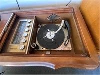 Magnavox Astro Sonic Record Player In Cabinet