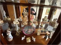 China Cabinet w/Angel Curios Glass Doors 57"L