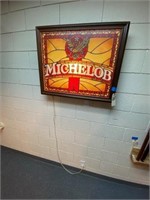 Michelob Elec Lighted Wall Sign 32"L x 25"H