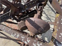 Case Iron 3 wheel rake