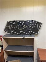 Neon Chicken Sign