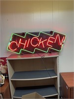 Neon Chicken Sign