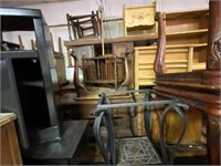 Huge Lot of Furniture-Lots of Chairs-Tables-Scales