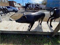 Aluminum Statue Pig 60"L x 28"H