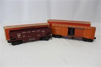 2 pc. Vintage O Scale Lionel Train Cars