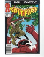 Marvel Comics Code Name Spitfire Vol 1 #10 1987