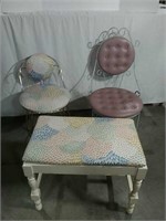 Vintage Chairs and Stool
