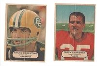 TERRY EVANSHEN & FRANK COSENTINO 1968 CFL POSTERS