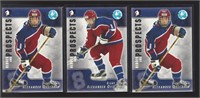 ALEXANDER OVECHKIN LOT OF 3 PRE-ROOKIE CARDS